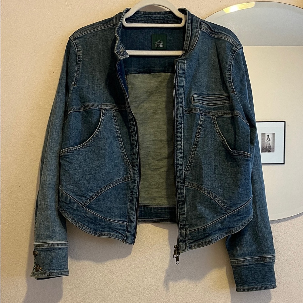 Wild Fable Dark Blue Jean Jacket - Picture 7 of 7